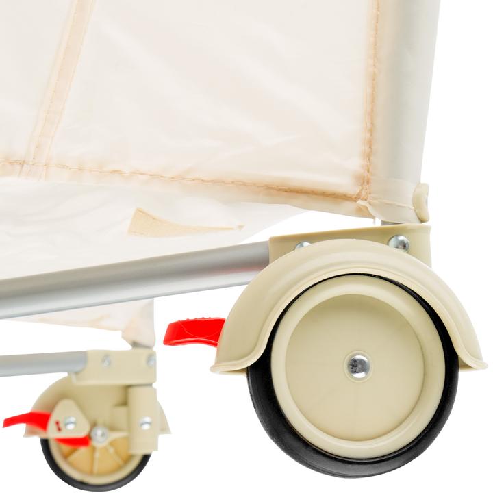 Produktbild tectake Kinderreisebett Hund mit Wickelauflage und Transporttasche (60 x 120 cm)
