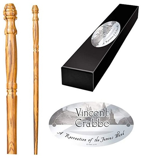 Actual product image Noble Collection Harry Potter Wand Vincent Crabbe (Character Edition)