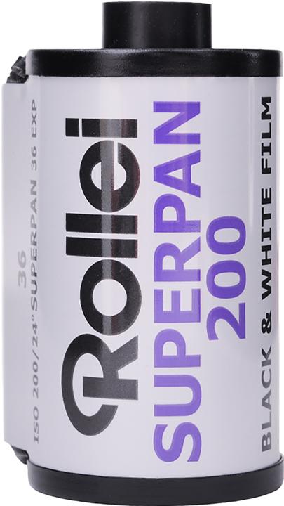 Actual product image Rollei Superpan black and white negative film | 35 mm | 36 exposures | ISO 200