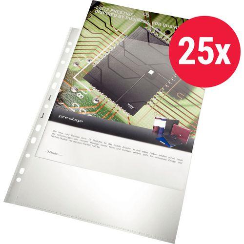 Image du produit Bene Pochette A4 0,14mm ouverte en haut Polypropylène transparent 25 pcs/paquet (A4, 25x)
