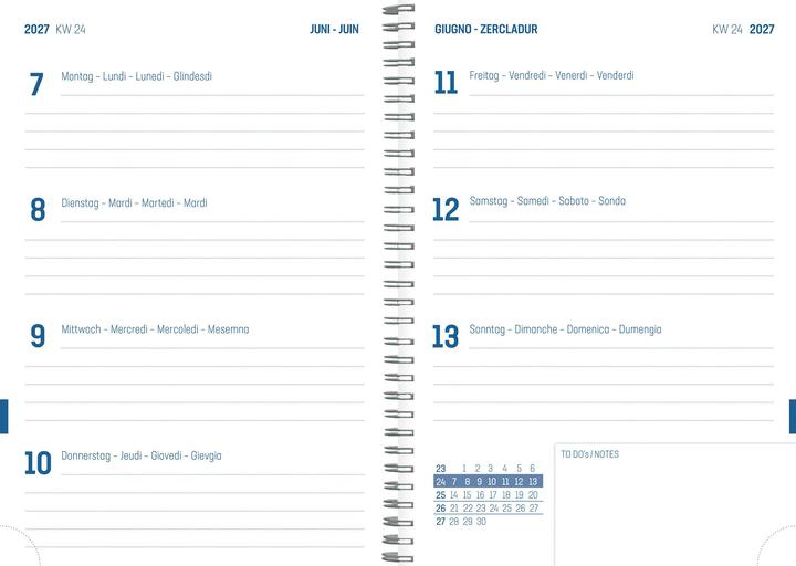 Actual product image Simplex Schüleragenda Touch 26/27 500431.27 1W/2S 17M Heart ML 12x16.5cm (1 week / 2 pages)