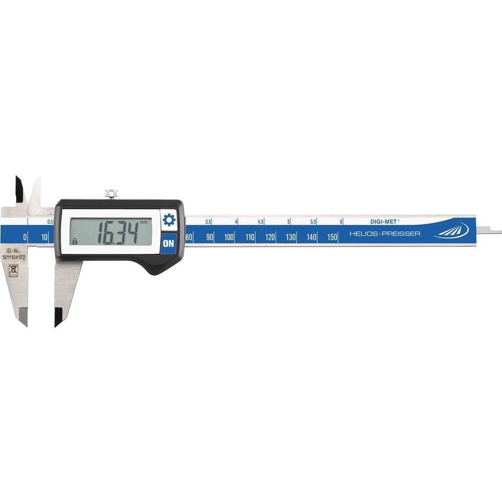 Helios Preisser, Messlehre, Digitaler Messschieber 150 mm (15 cm)