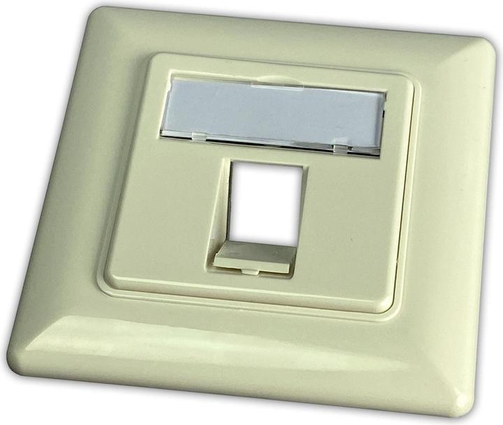 Produktbild Wirewin Keystone Leerdose für 1 Modul, Unterputz, Schalterprogramm-fähig, RAL9010