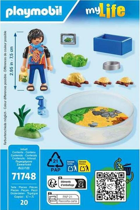 Actual product image Playmobil Turtle terrarium (71748)