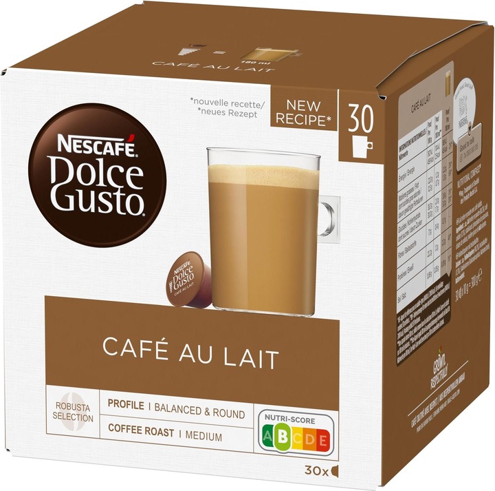 Image du produit Nescafé Dolce Gusto Café Au Lait (30 x Port.)