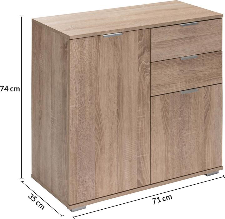 Produktbild Casaria Sideboard (71 x 35 x 74 cm)