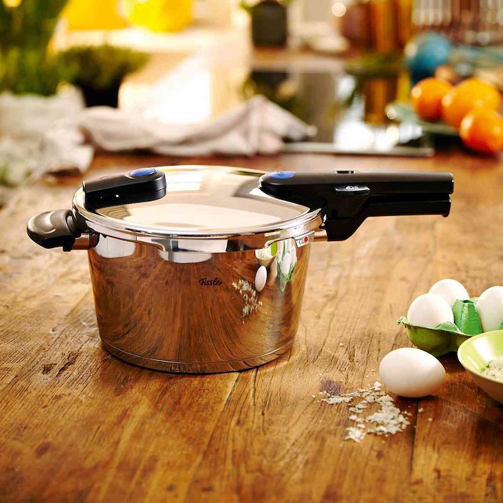 Produktbild Fissler 600-700-08-000/0 Schnellkochtopf, Edelstahl (26 cm, Dampfkochtopf, Edelstahl)