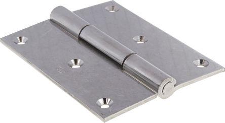 Image du produit RS PRO S/steel standard hinge, 100 x 80mm