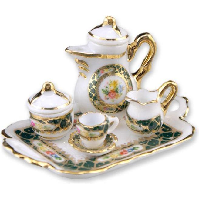 Reutter, Deko Objekt, 001.646/5 - Kaffeetablett "Irisch", Miniatur