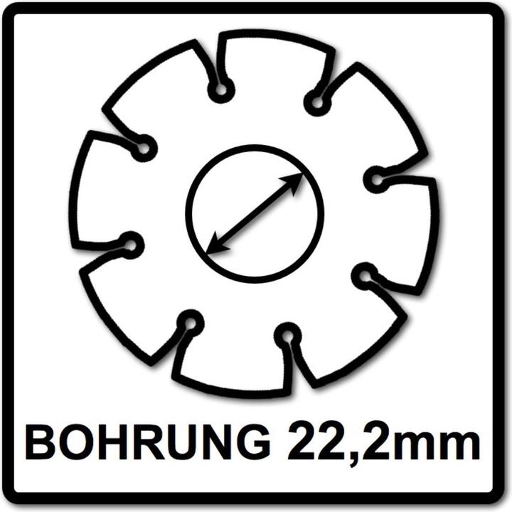 Productafbeelding Bosch Professional Bosch Standaard voor Universeel diamantzaagblad 125 x 22,23 mm 2 stuks ( 2x 2608615059 ) voor beton