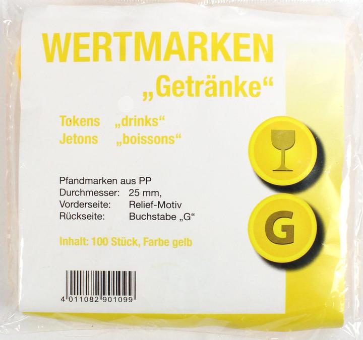 Produktbild W&A Jetons Wertmarken Getränke