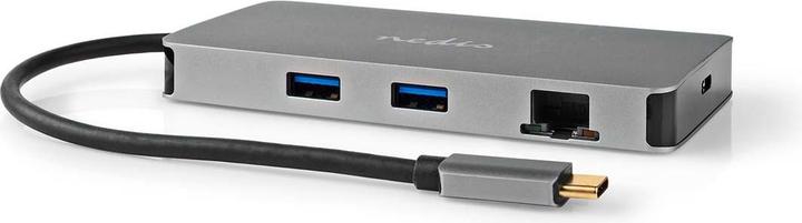 Actual product image Nedis USB Multi-Port Adapter | USB 3.2 Gen 1 | USB-C™ Plug | Micro SD / RJ45 Jack / SD / USB-C™ (USB-C, 7 ports)