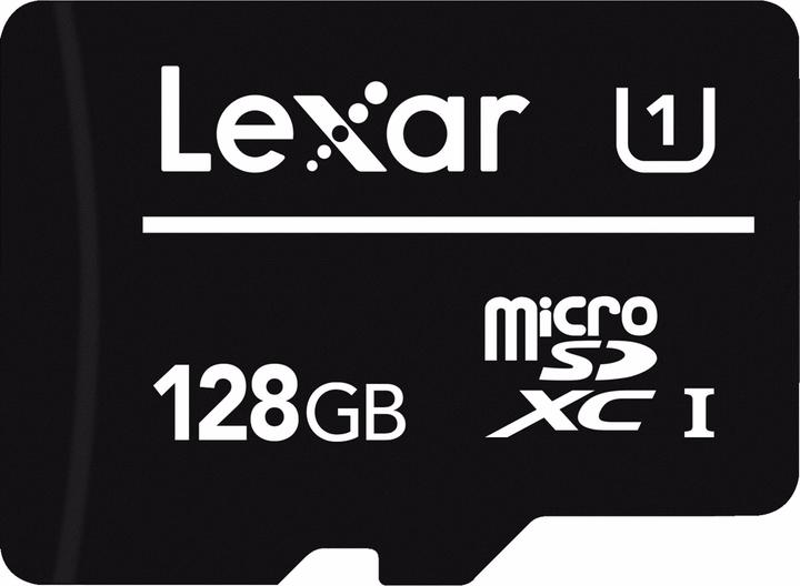 Produktbild Lexar High-Performance microSDCC Card (128 GB, microSDHC, U1, UHS-I)