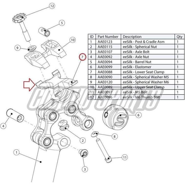 Thumbnail - Cane Creek, Sattel Zubehör