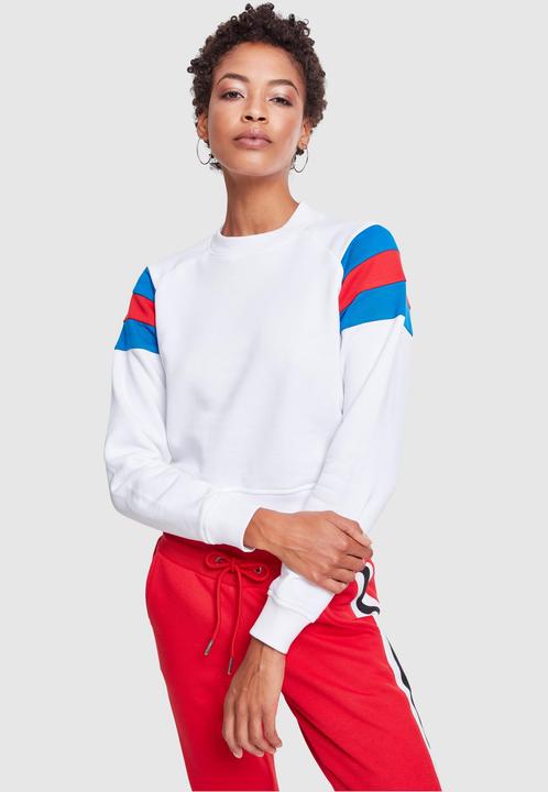 Immagine prodotto Urban Classics Girocollo con maniche a strisce da donna (XL)