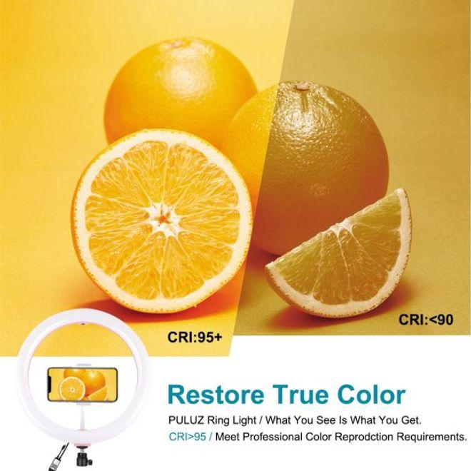 Actual product image Puluz 12" RGB LED ring light (Ring light)