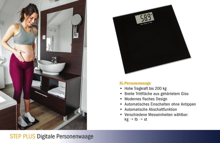 Image du produit TFA Pèse-personne numérique Step Plus (200 kg)