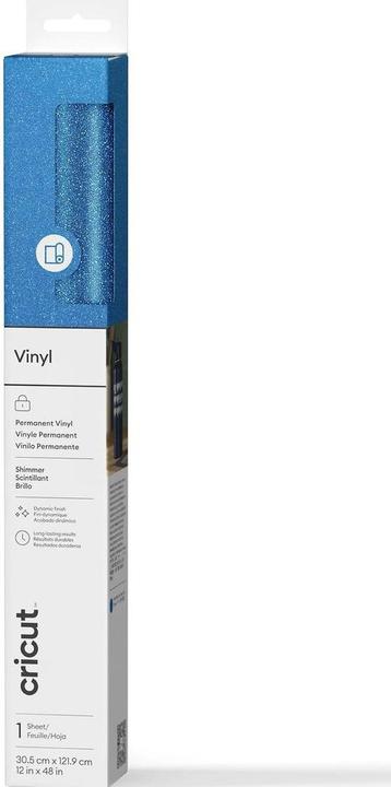 Produktbild Cricut Vinylfolie Permanent 30.5 x 122 cm, 1 Stück, Blau