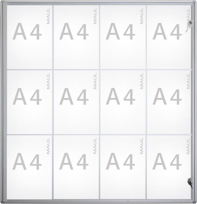 Produktbild Maul Schaukasten, Aussentiefe 27 mm (Wandtafel, 93.10 x 96.30 cm)