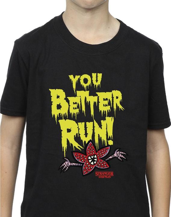 Produktbild Netflix Stranger Things You Better Run TShirt Jungen (128)