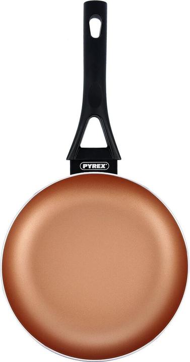 Image du produit Pyrex Poêle Action Aluminium gaufré Cuivre 24 cm (24 cm, Poêle à frire, Aluminium)