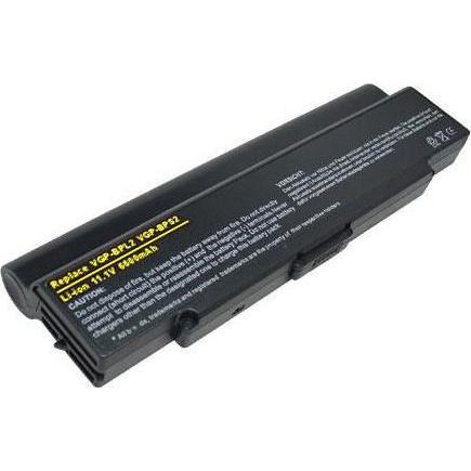 CoreParts MBI1497 Notebook-Akku für Sony (9 Zellen, 7800 mAh), Notebook Akku, Schwarz