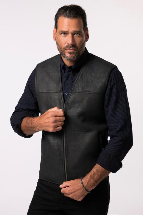 Produktbild JP1880 JP 1880 Lederweste, Lammnappa, Teddyfutter, bis 7 XL (5XL)