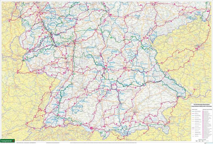 Immagine prodotto Sentieri per escursioni a lunga distanza Germania, escursioni a lunga distanza