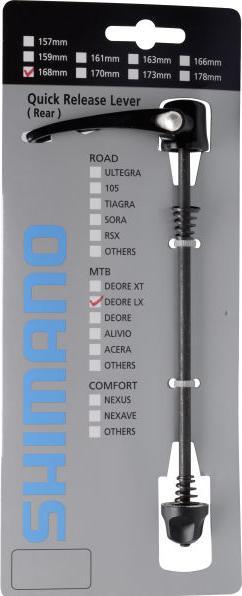 Shimano Blocage rapide complet pour FH-T670 168 mm Noir