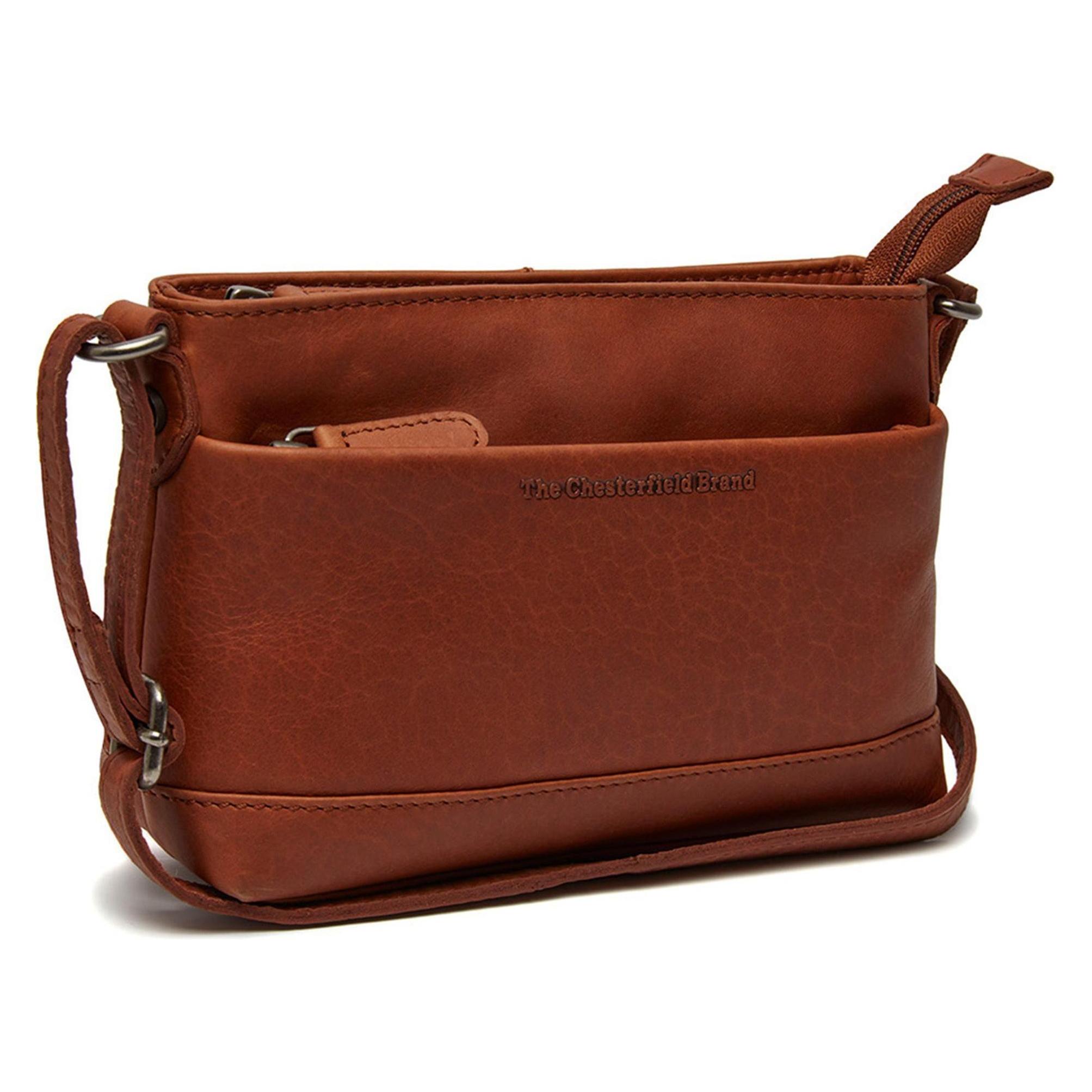 The Chesterfield Brand, Damen, Handtasche, Salerno -olkalaukku, Konjakki, Braun