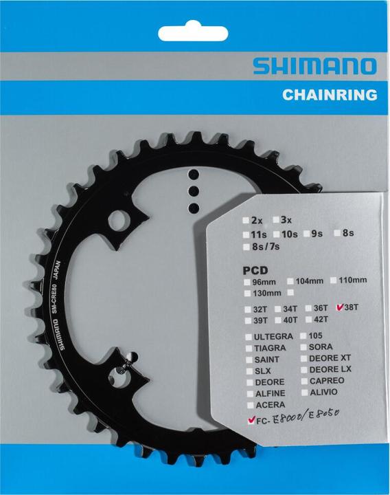 Produktbild Shimano Steps SM-CRE80/SM-CRE80-B Kettenblatt 11-fach (38)