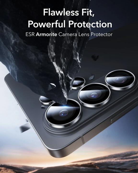 Actual product image ESR - Armorite Camera Lens Protectors - Samsung Galaxy S26 Ultra - Clear (Samsung Galaxy S26 Ultra)