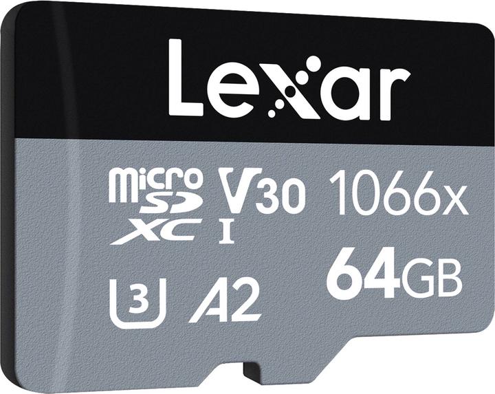 Produktbild Lexar Silver (64 GB, microSDXC, U3, UHS-I)