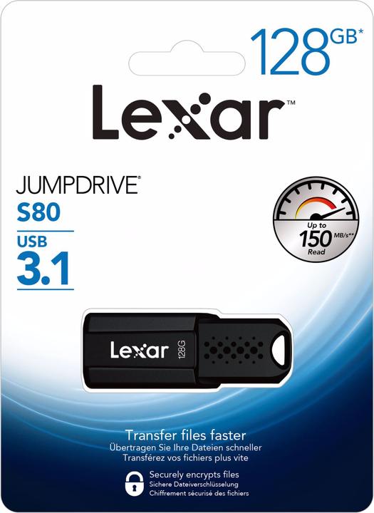 Produktbild Lexar JumpDrive S80 (128 GB, USB-A)