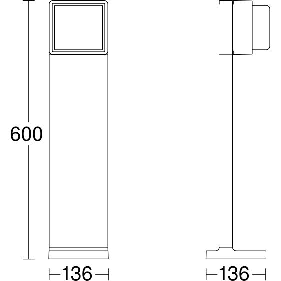 Thumbnail - Steinel, Gartenbeleuchtung, LED-Wegeleuchte 9W IP44 3000K 719lm anth 078652 (719 lm, IP44)