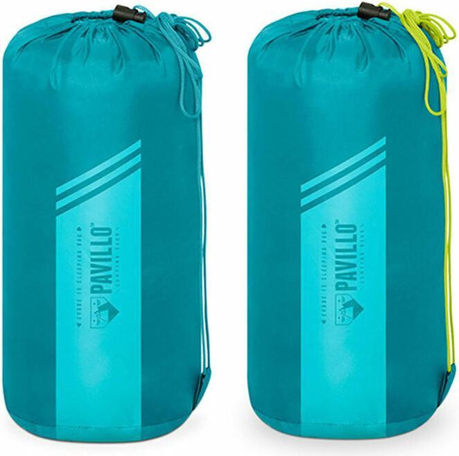 Actual product image Bestway 68099 sleeping bag Mummy shaped sleeping bag Polyester Blue (180 cm)