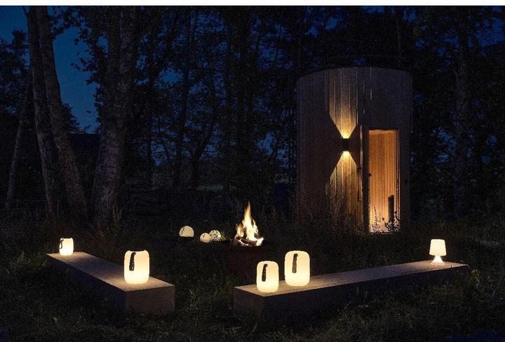 Actual product image Villa Collection LED mood light Hav with speaker sand/white (15.5 x 12.5 cm, 1 x)