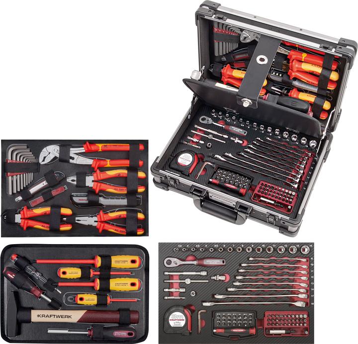 Produktbild Kraftwerk Werkzeugkoffer (123 Teile)