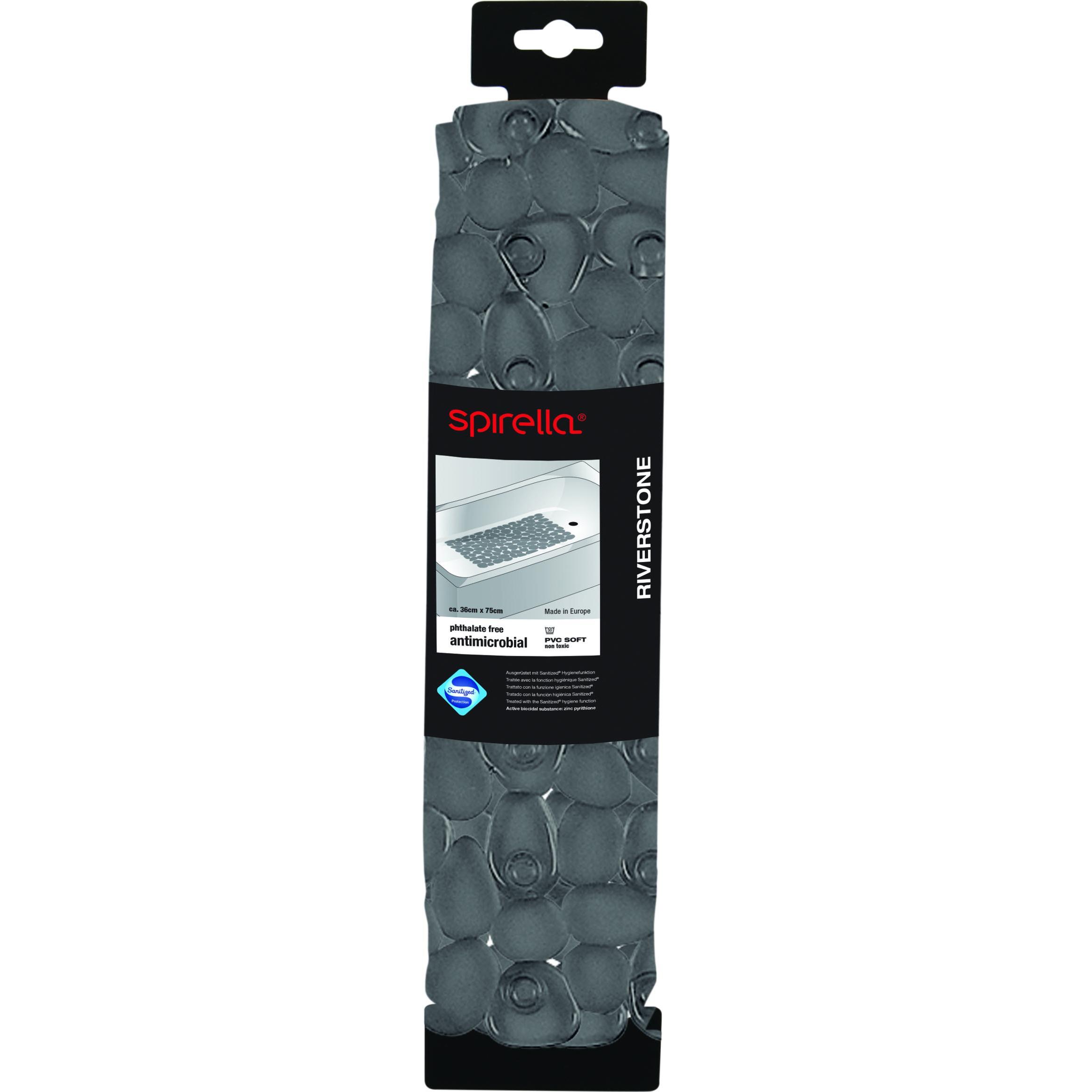 Thumbnail - spirella, Badewanneneinlage, Riverstone (36 x 71 cm)