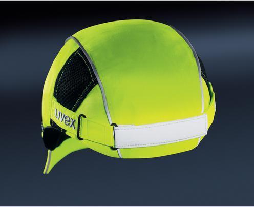 Actual product image Uvex Bump cap u-cap 9794800 yellow