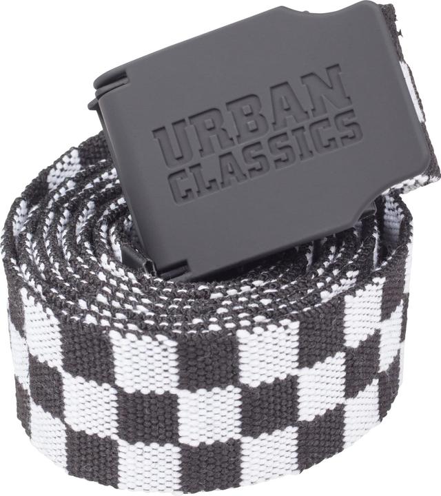 Actual product image Urban Classics UC Canvas Belt Checkerboard 150cm (One size)
