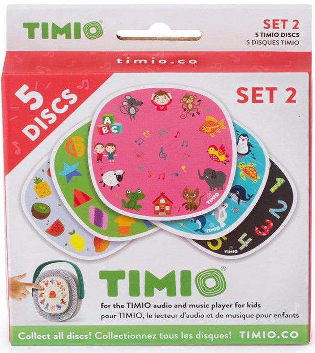 Actual product image Timio Audio Disc Set 2 (English, Spanish, Chinese, Dutch, French, Italian, Portuguese, German)