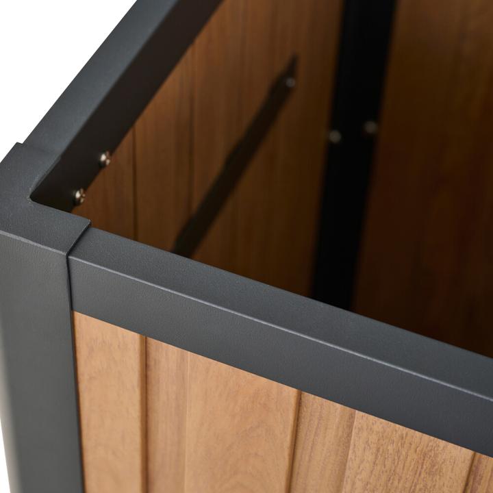 Produktbild Siena Garden SABANO Kissenbox 135x59x75cm Alu, matt-anthrazit, HT woodlook