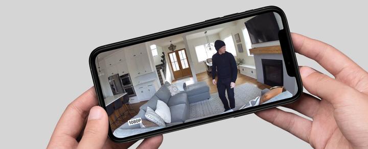 Actual product image Arlo Essential Indoor Camera, white (1920 x 1080 Pixels)