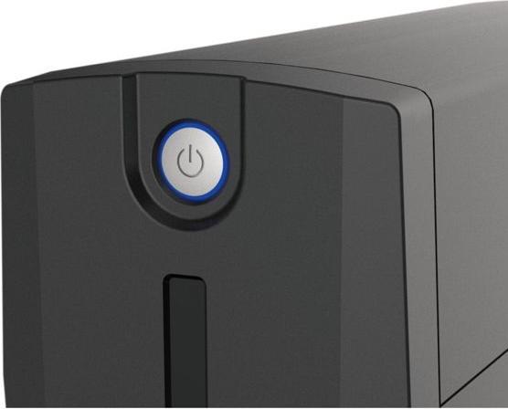Actual product image Conceptronic ZEUS UPS 1000VA 600W Schuko IEC Start/LAN bw (1000 VA, 600 W, Line-interactive UPS)