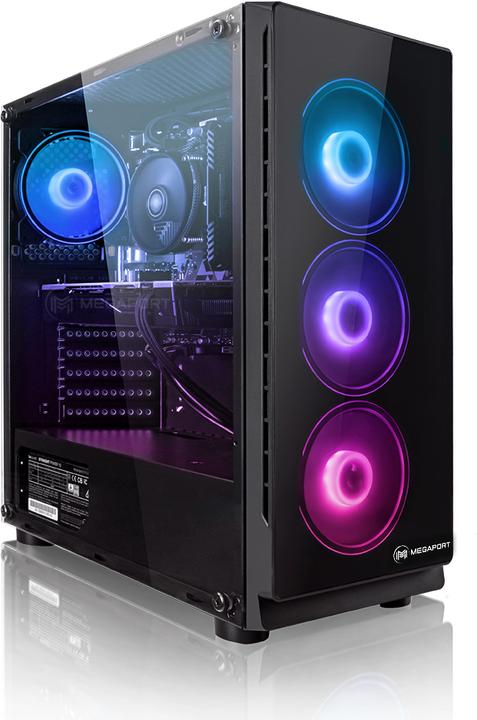 Produktbild Megaport Gaming PC (AMD Ryzen 5 2600, 16 GB, 240 GB, GeForce GTX 1660)
