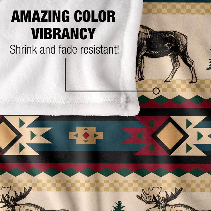 Immagine prodotto JQ Licensing Elch Decke Seidig Supersoft (152 x 127 cm)