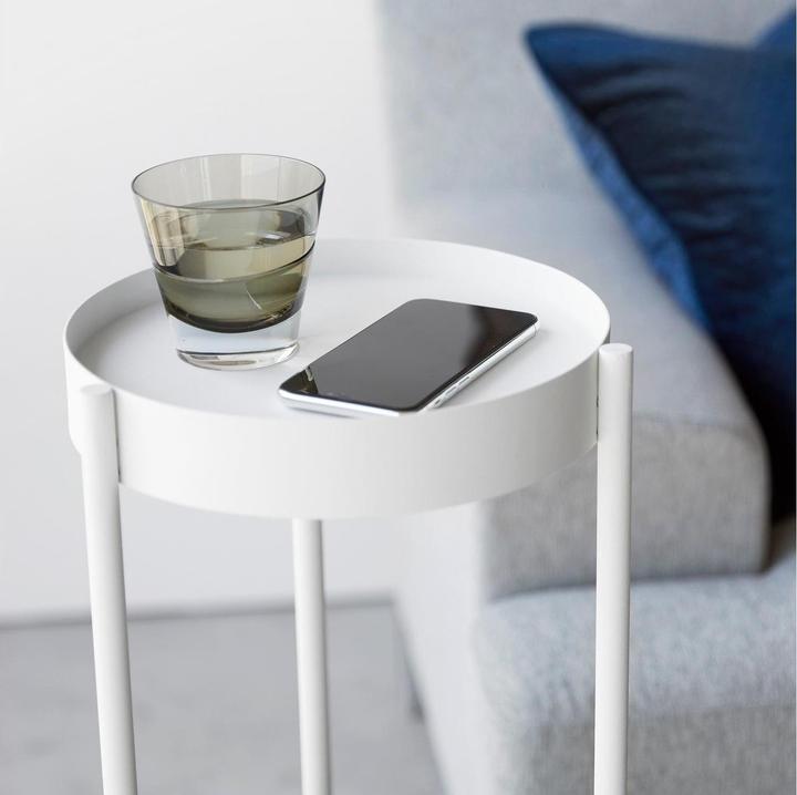 Actual product image Yamazaki 2-tier plant stand with castors TOWER