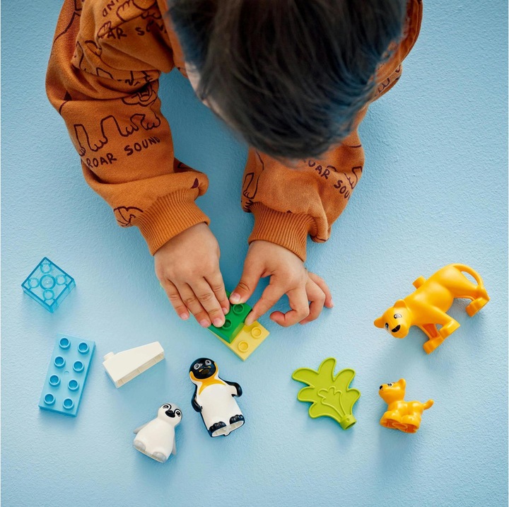 Image du produit LEGO Wildtier-Familien: Pinguine und Löwen (10442)
