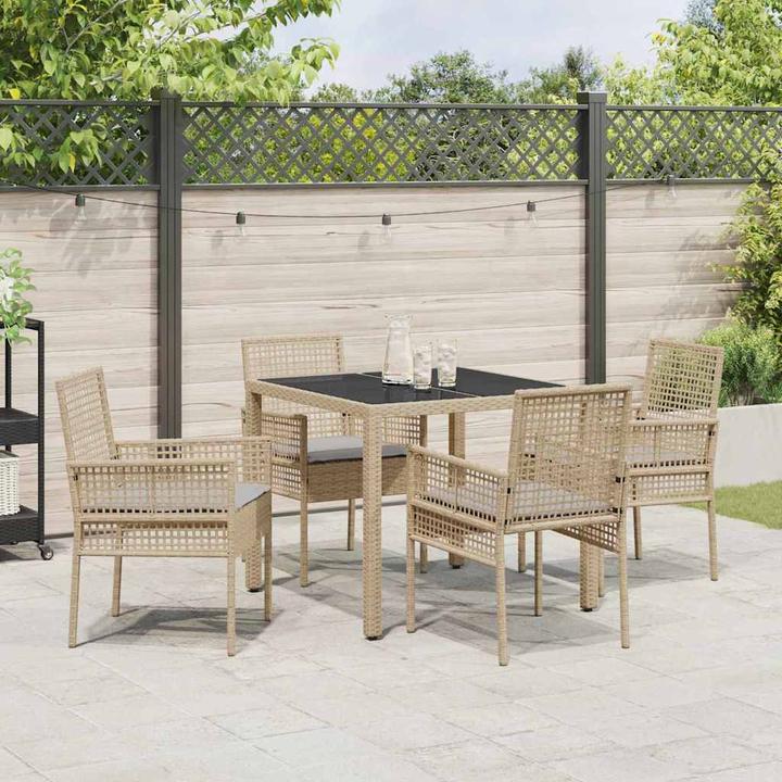 Produktbild vidaXL Garten-Esszimmer-Set (90 x 90 x 75 cm)